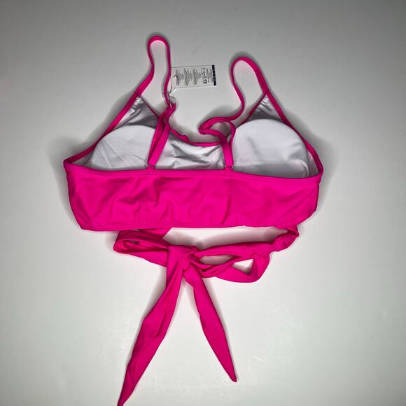 Summer Mae Hot Pink Maternity Two Piece Swimsuit New L - Picture 4 of 9